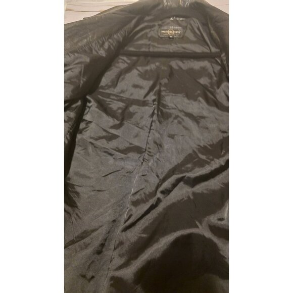 American People Leather Jacket Button Down Fall Jacket Womens Small Moto Gothic - Picture 7 of 9